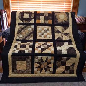 Sampler in Gold